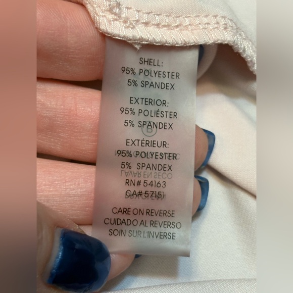 Tommy Hilfiger Light Pink Keyhole Blouse size L - Picture 7 of 12